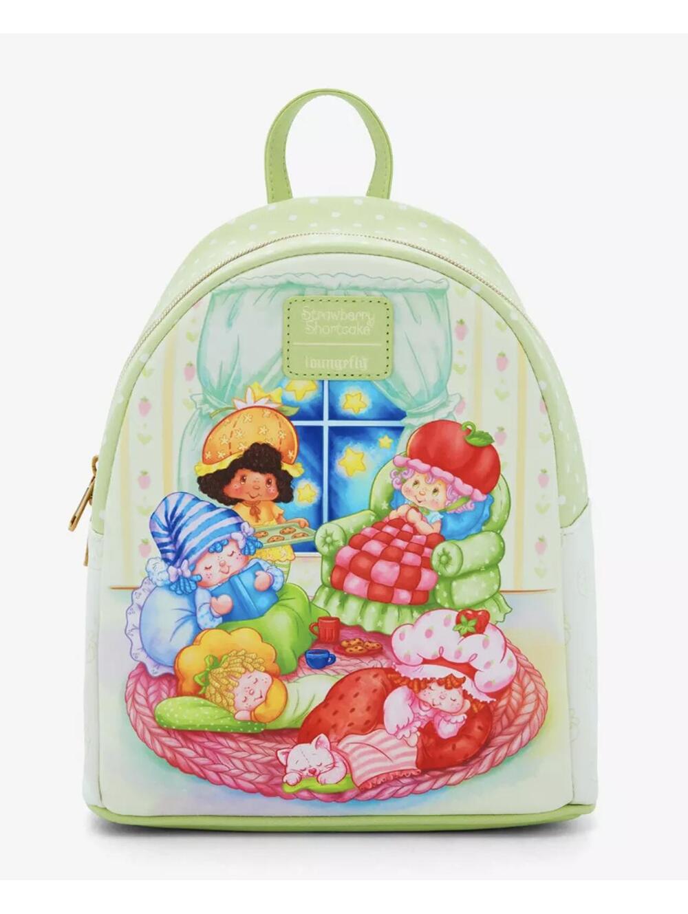 Loungefly Strawberry Shortcake Slumber Party Backpack NWT - Picture 2 of 5